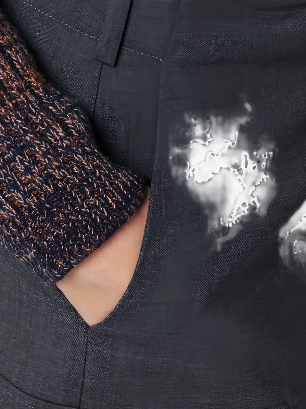 P.a.r.o.s.h . Grey Wool Wrap Skirt In Gray