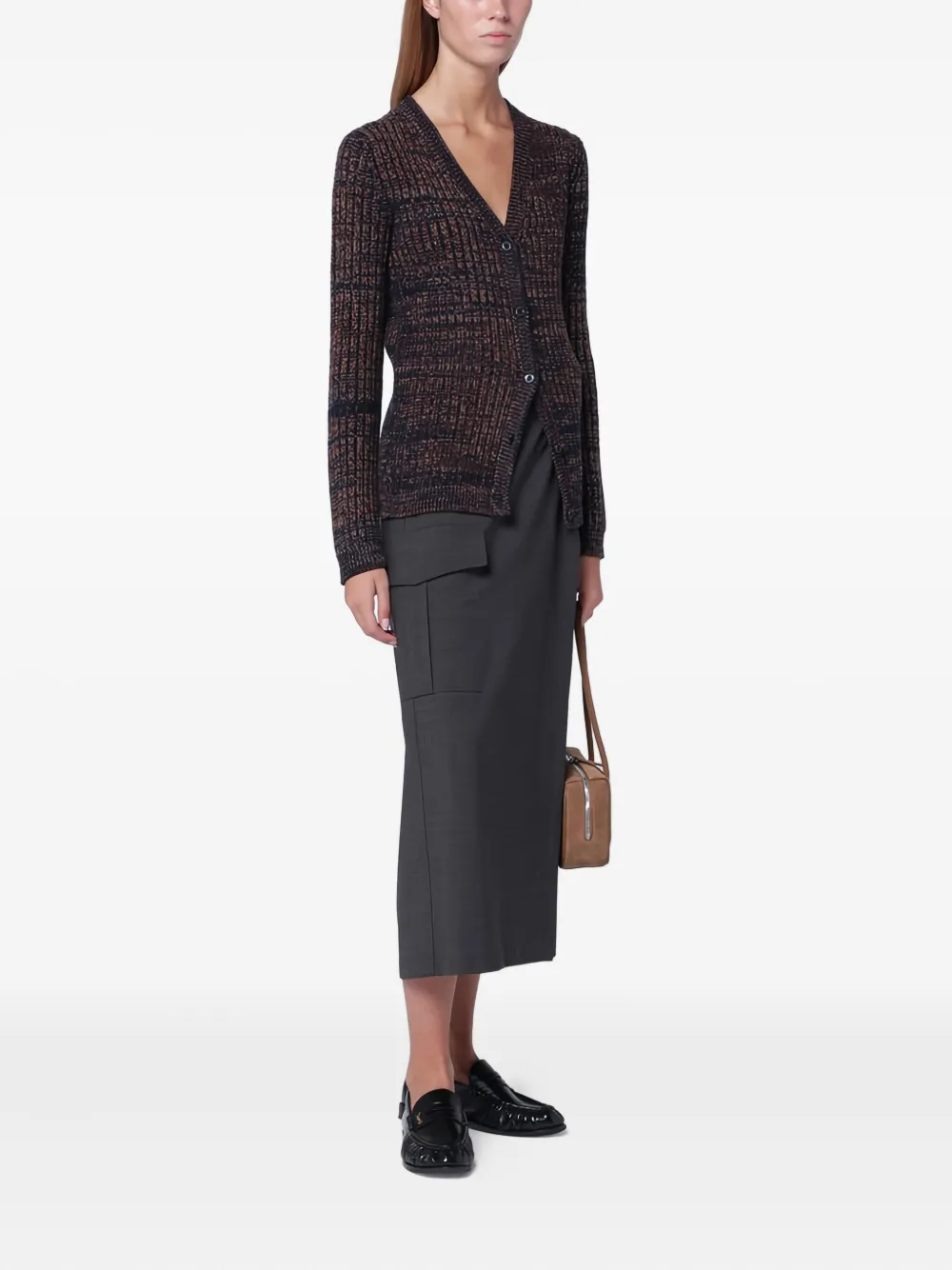 P.A.R.O.S.H. pleated maxi skirt - Grijs