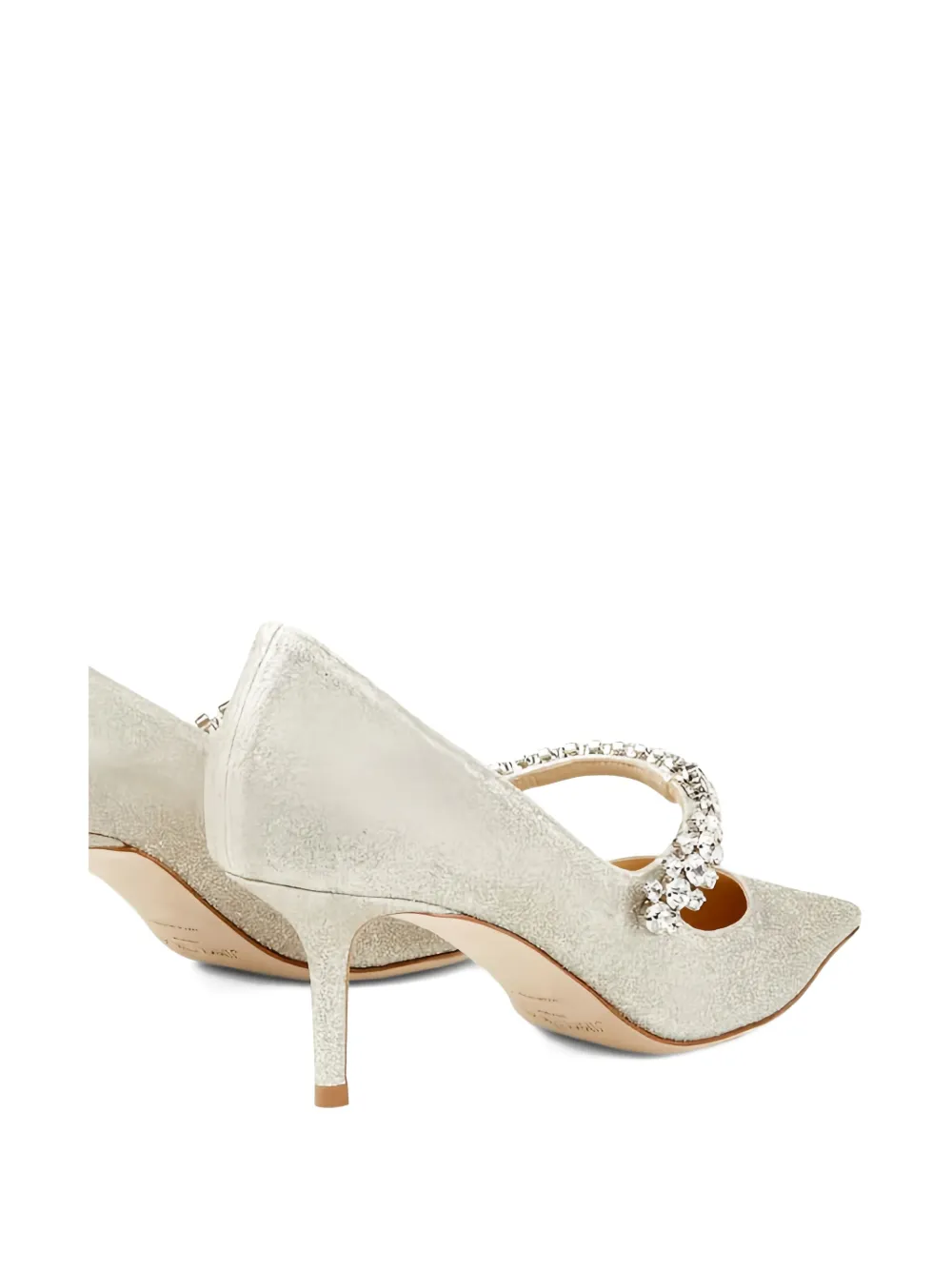 Jimmy Choo 65 mm Bing pumps verfraaid met kristallen Goud