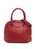 Gucci Pre-Owned 2016-2024 Mini Microguccissima Dome satchel - Red