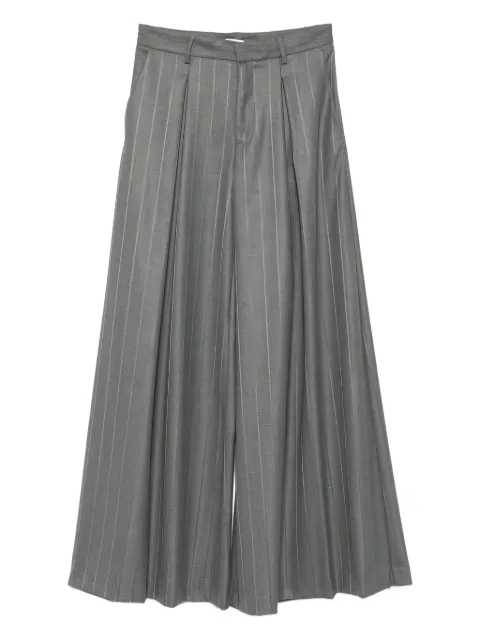THE ANDAMANE pinstripe-pleated trousers