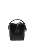 Saint Laurent Pre-Owned 2023 Mini Shiny Calfskin Le 37 Bucket Bag satchel - Black