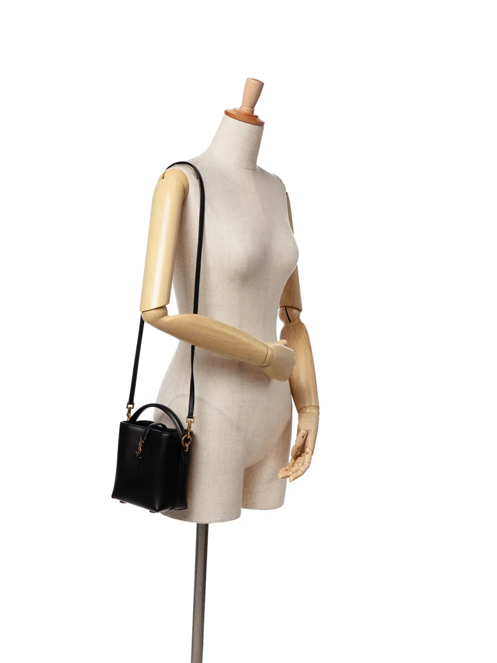 Saint Laurent Pre-Owned 2023 Mini Shiny Calfskin Le 37 Bucket Bag satchel | Pre-Owned | Image 2