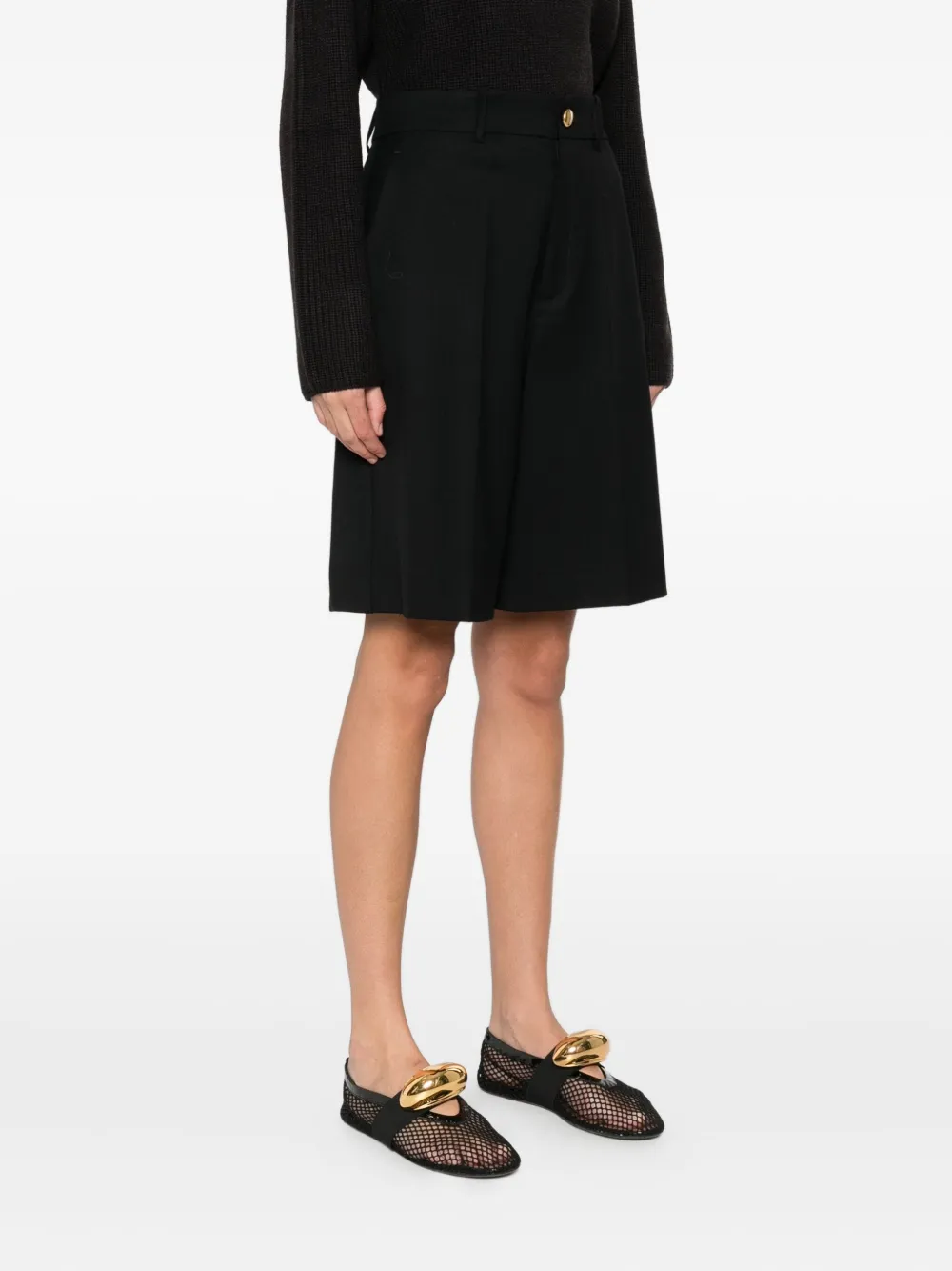 P.a.r.o.s.h Belt-loops Shorts In Black