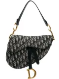 Christian Dior Pre-Owned 2020 Oblique Canvas Saddle Bag shoulder bag - Blue