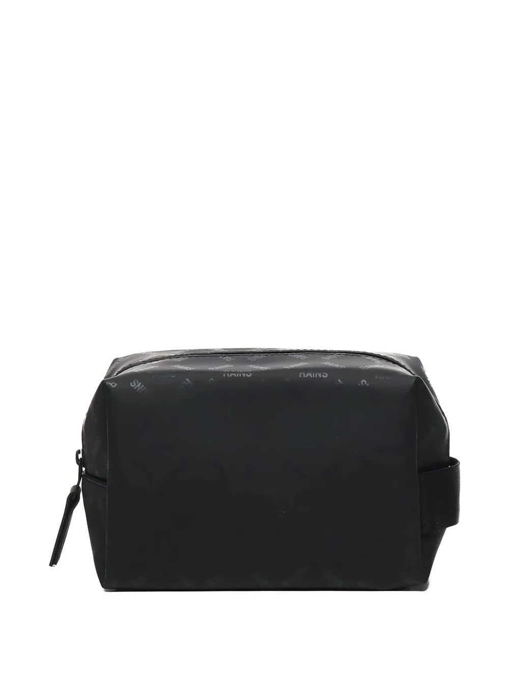 Rains Logo-print Wash Bag In Black
