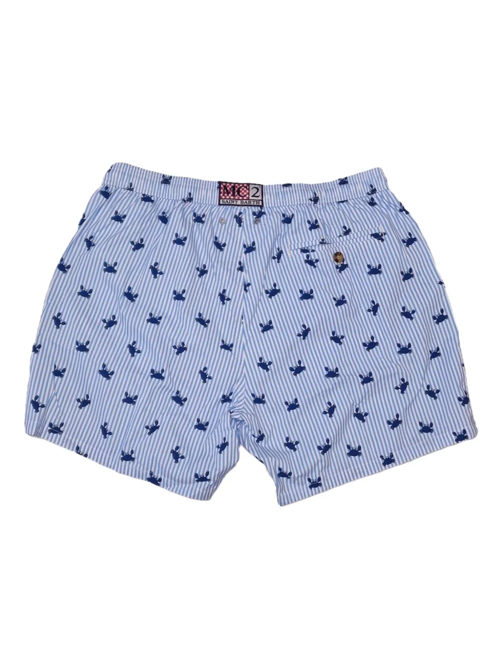 MC2 Saint Barth Gestreepte zwembroek Blauw