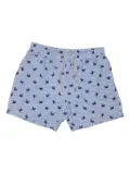 MC2 Saint Barth striped swim shorts - Blue
