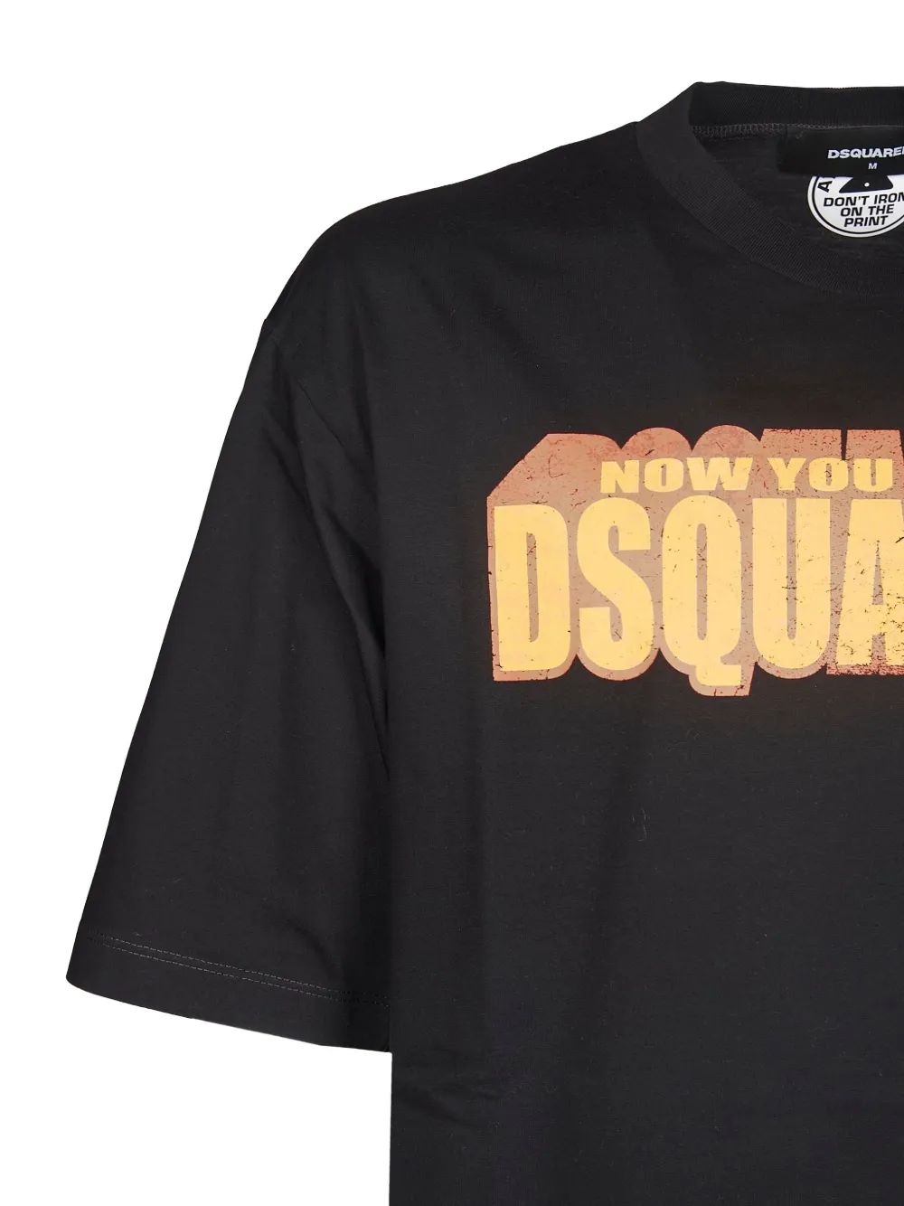 DSQUARED2 T-shirt met logoprint Zwart