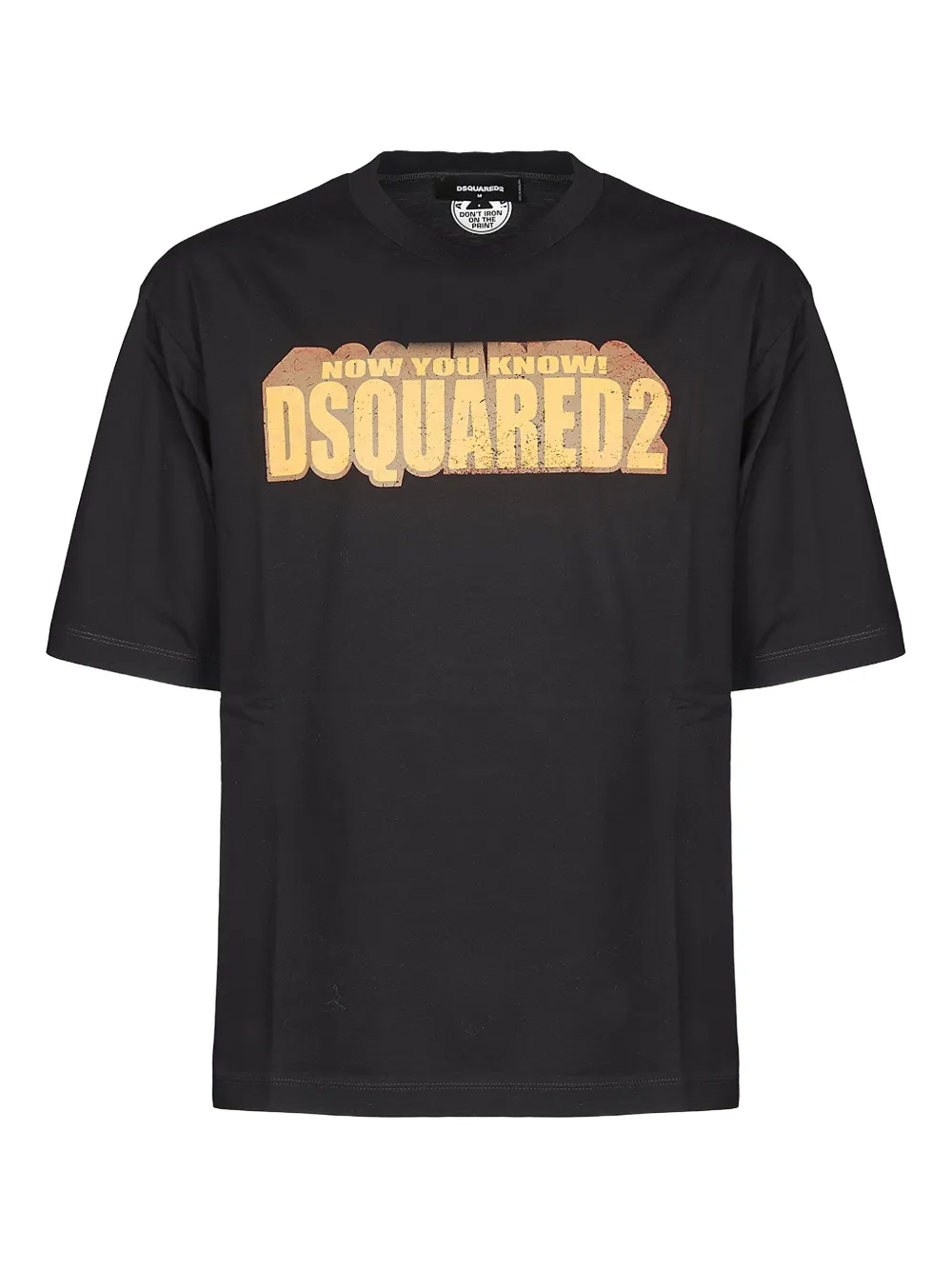 DSQUARED2 T-shirt met logoprint Zwart