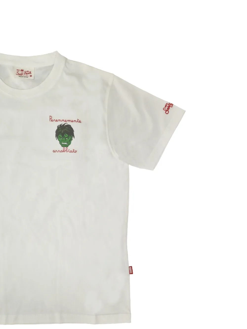 MC2 Saint Barth embroidered-cactus T-shirt - Wit