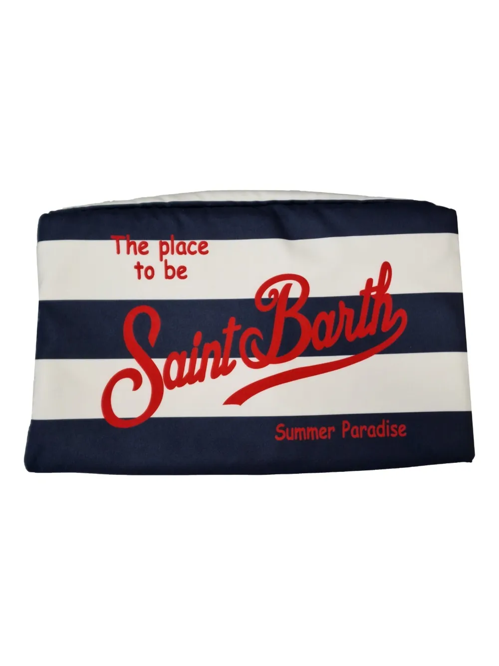 MC2 Saint Barth striped-print bag Blauw