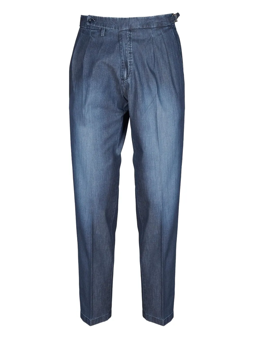 Briglia 1949 Broek met geplooid detail Blauw