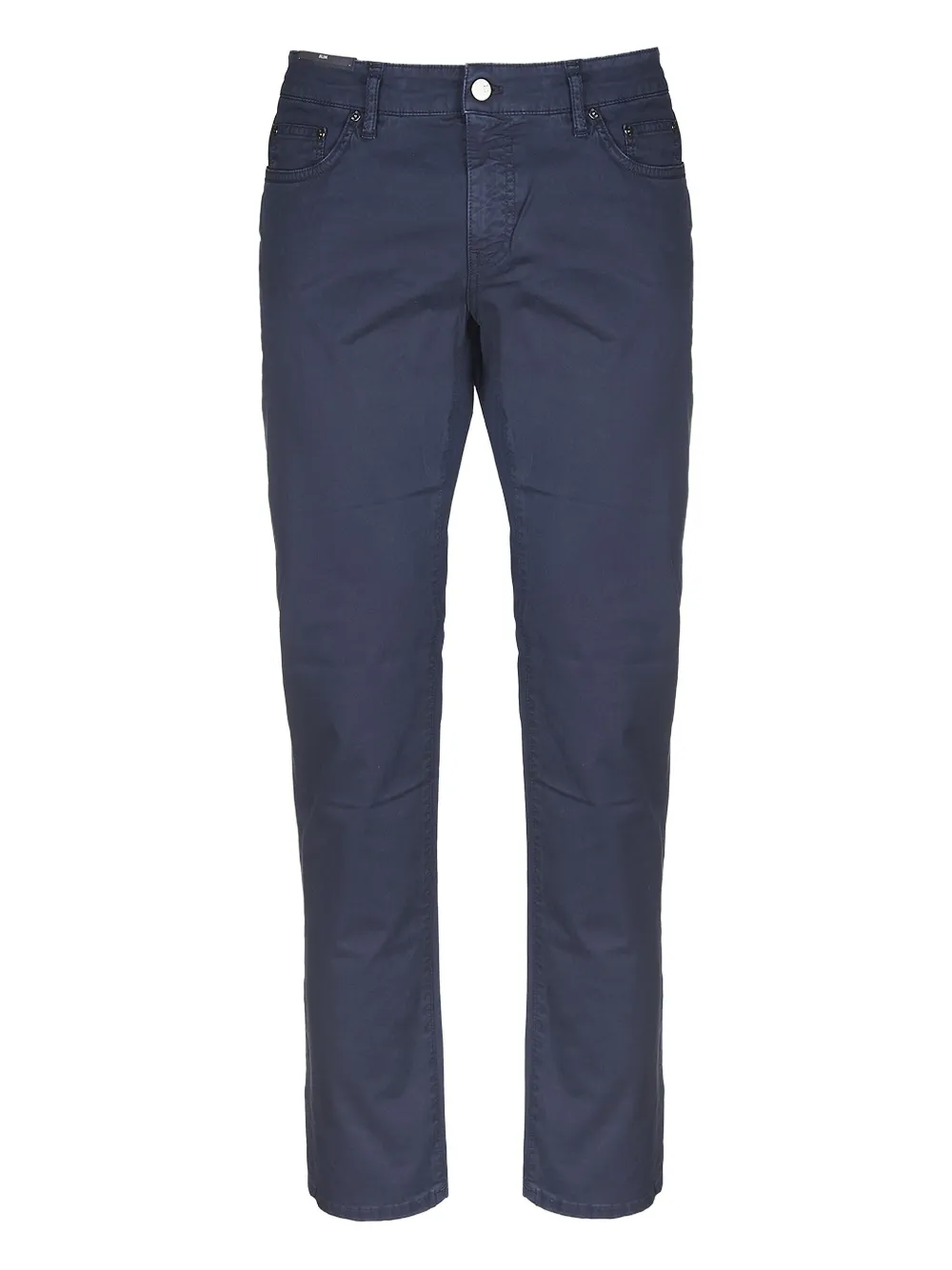 PT Torino stretch-cotton trousers Blauw