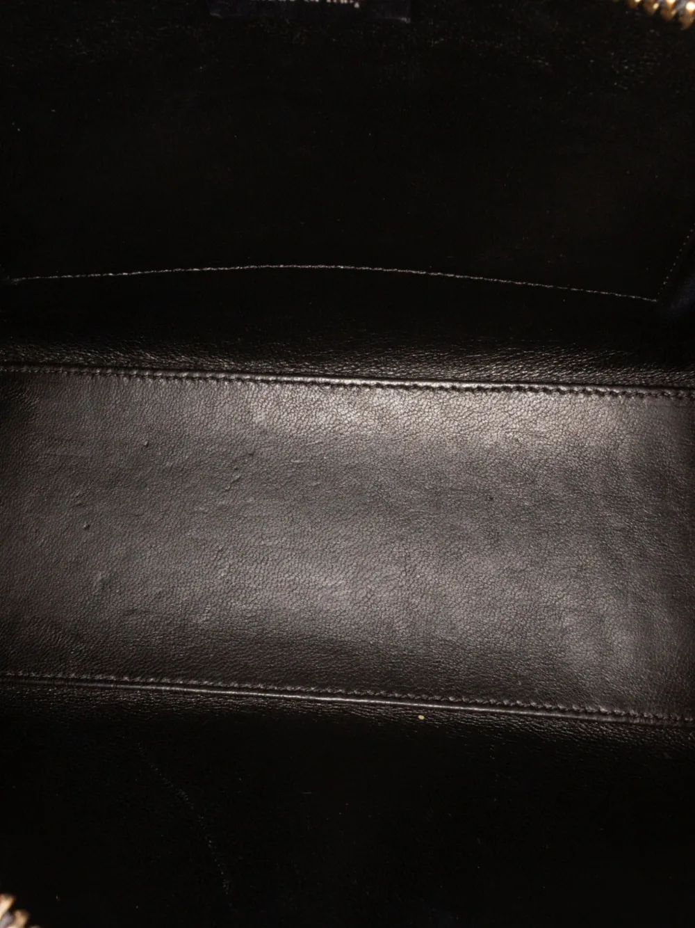 Pre-owned Celine 2015 Nano Tricolor Grained Calfskin And Nubuck Luggage Tote Satchel In Brown