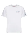 MC2 Saint Barth slogan-embroidered T-shirt - White
