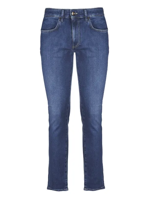 PT Torino logo-patch jeans 