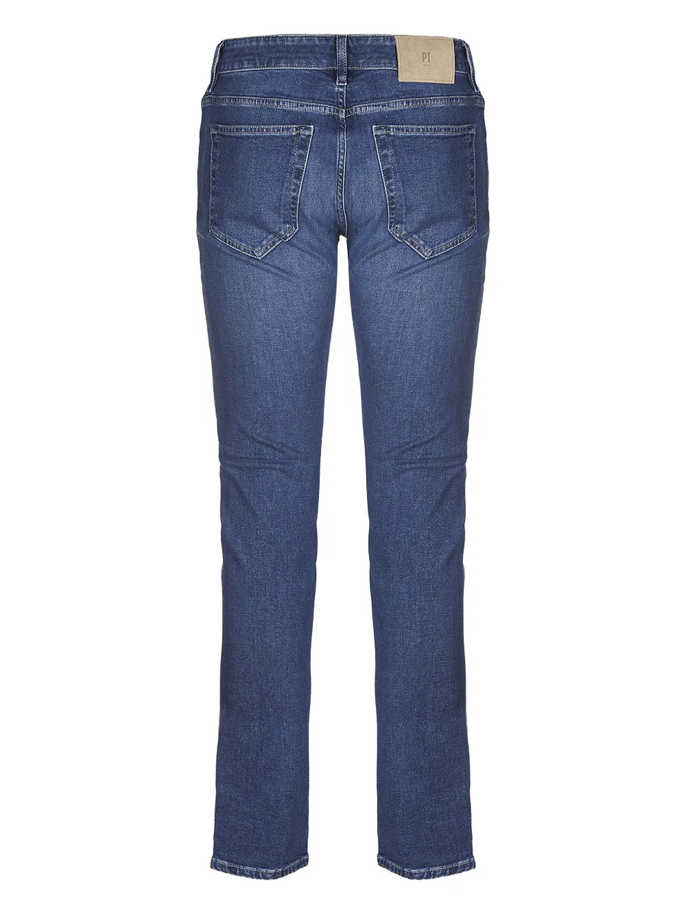 PT Torino logo-patch jeans - Blauw