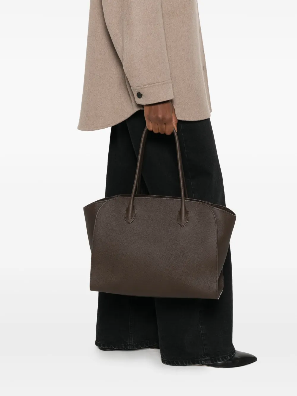 The Row Marlo 14 shopper - Bruin