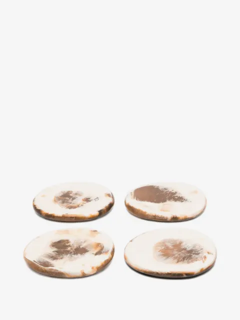 Dinosaur Designs marble-effect coasters (set of four)