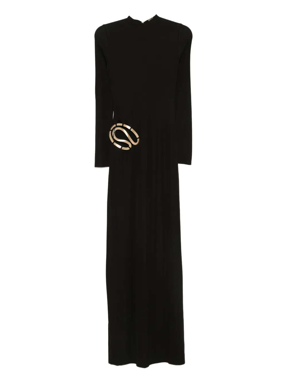 Cult Gaia Jacenta Appliqué Dress In Black