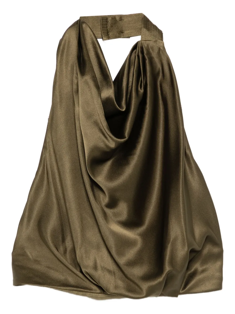 Cult Gaia Adienne draped halterneck top | Green | Image 1