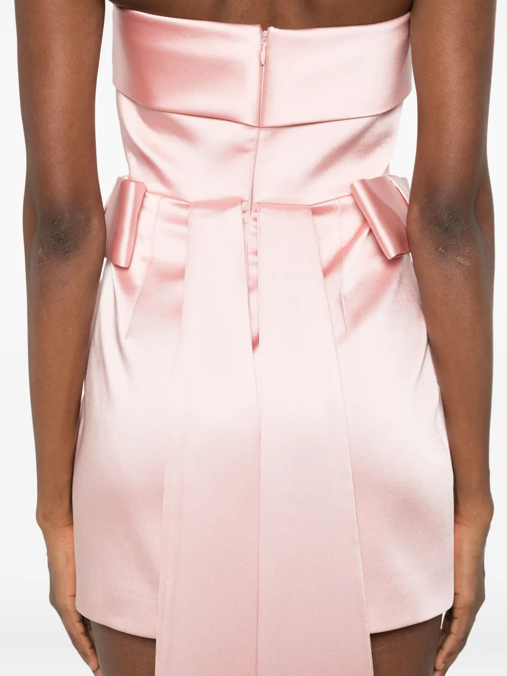 The New Arrivals Ilkyaz Ozel Lalani mini-jurk met strikdetail Roze