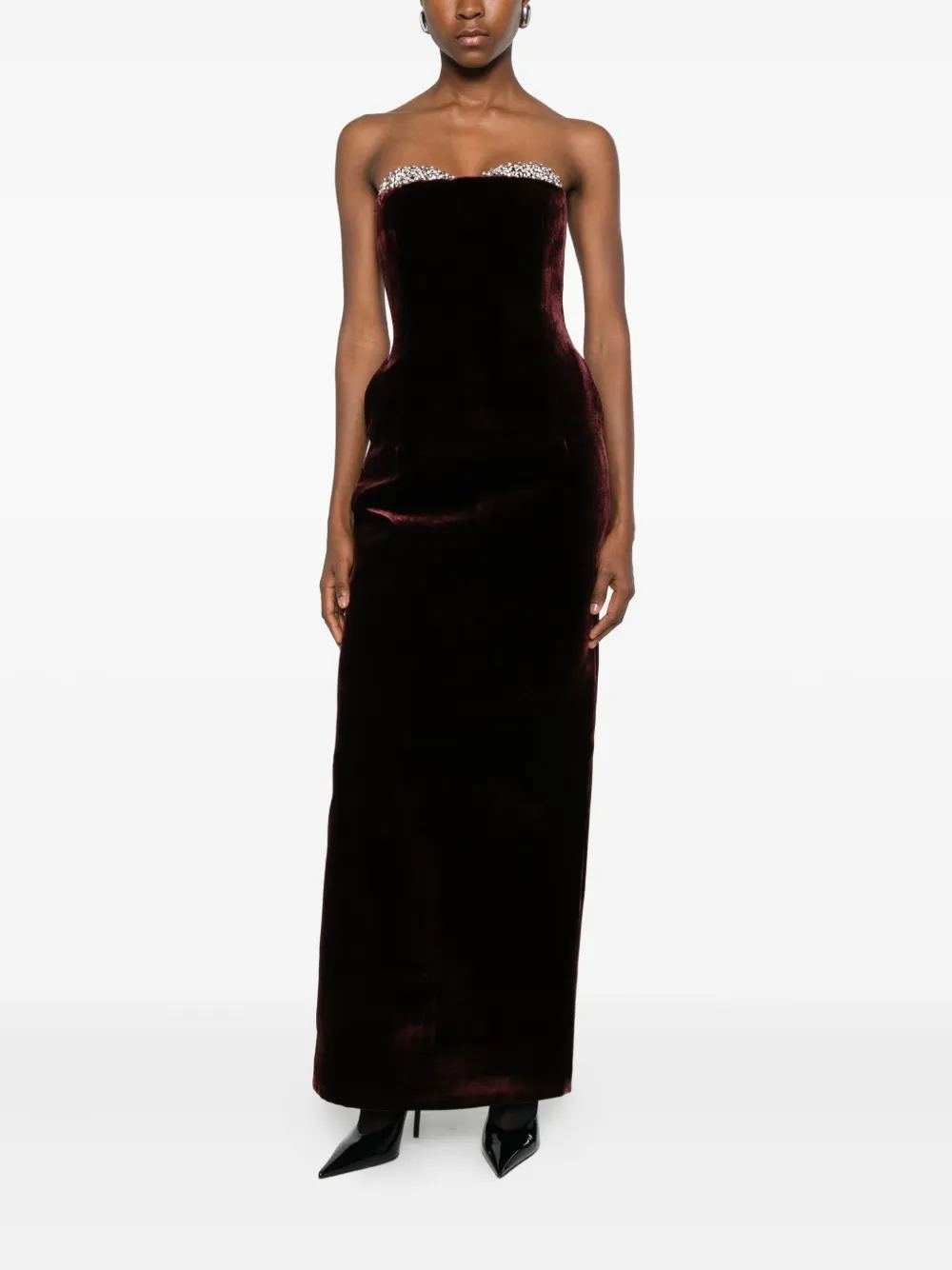 The New Arrivals Ilkyaz Ozel Noelie maxi dress - Rood