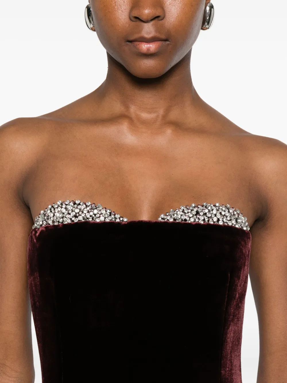 The New Arrivals Ilkyaz Ozel Noelie maxi-jurk Rood