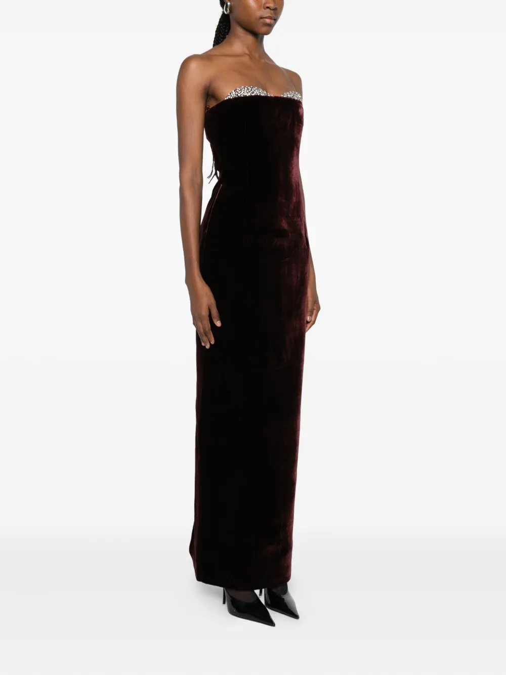 The New Arrivals Ilkyaz Ozel Noelie maxi-jurk Rood
