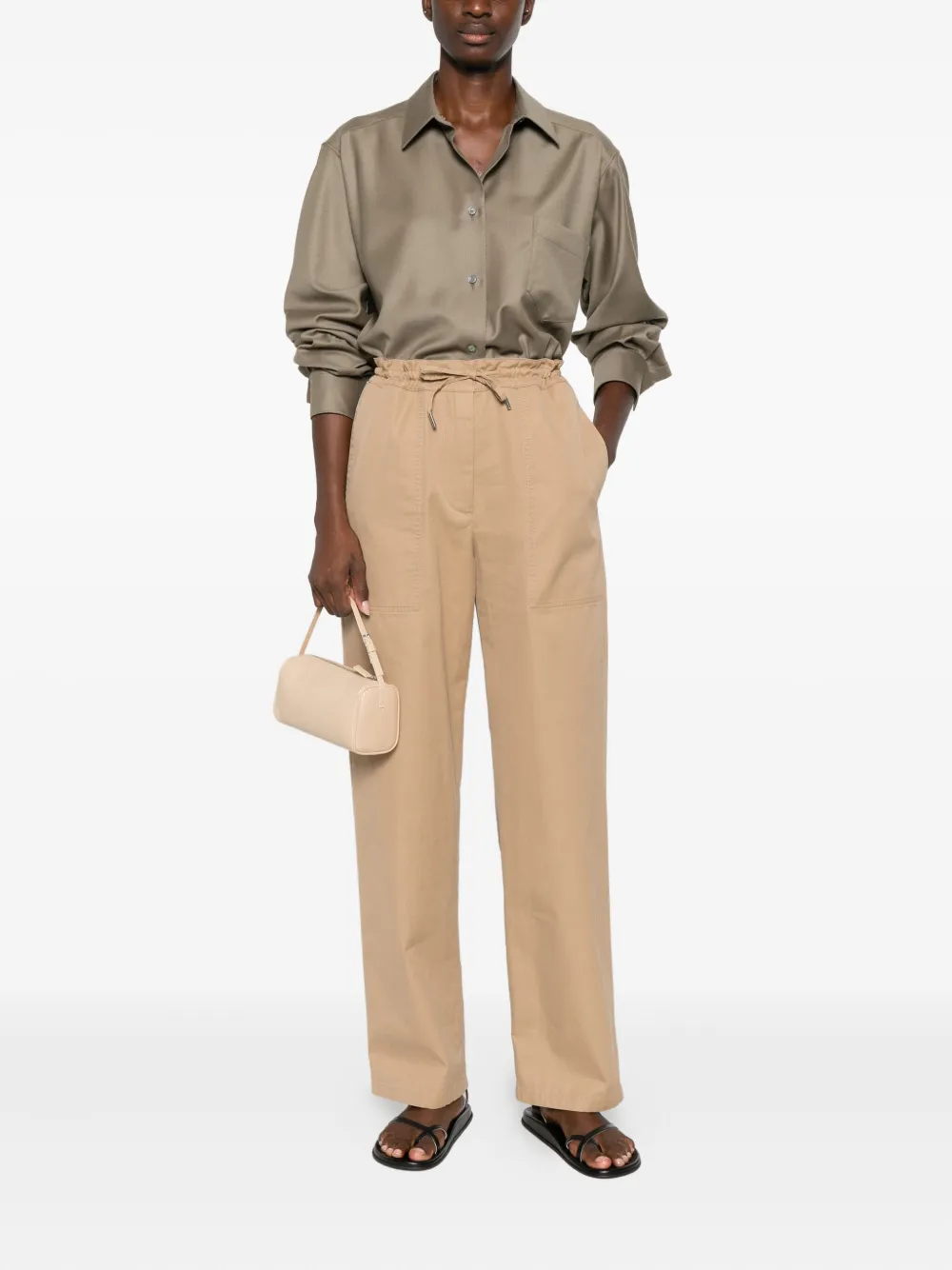 The Row Mende drawstring-waist trousers | Straight-Leg Pants | Image 2