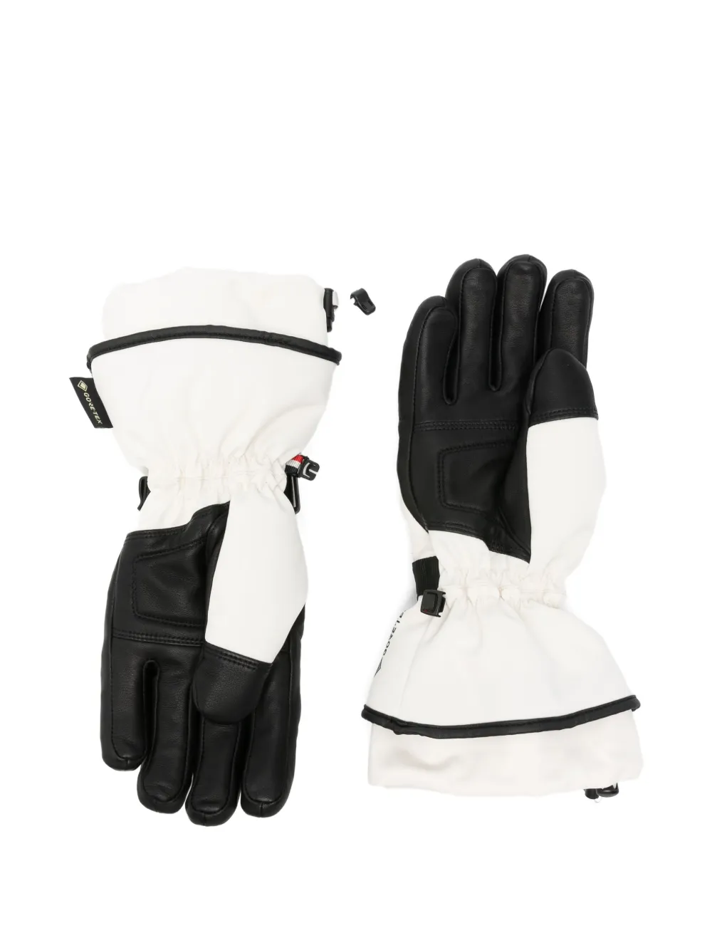 Moncler Grenoble panelled ski gloves - Wit