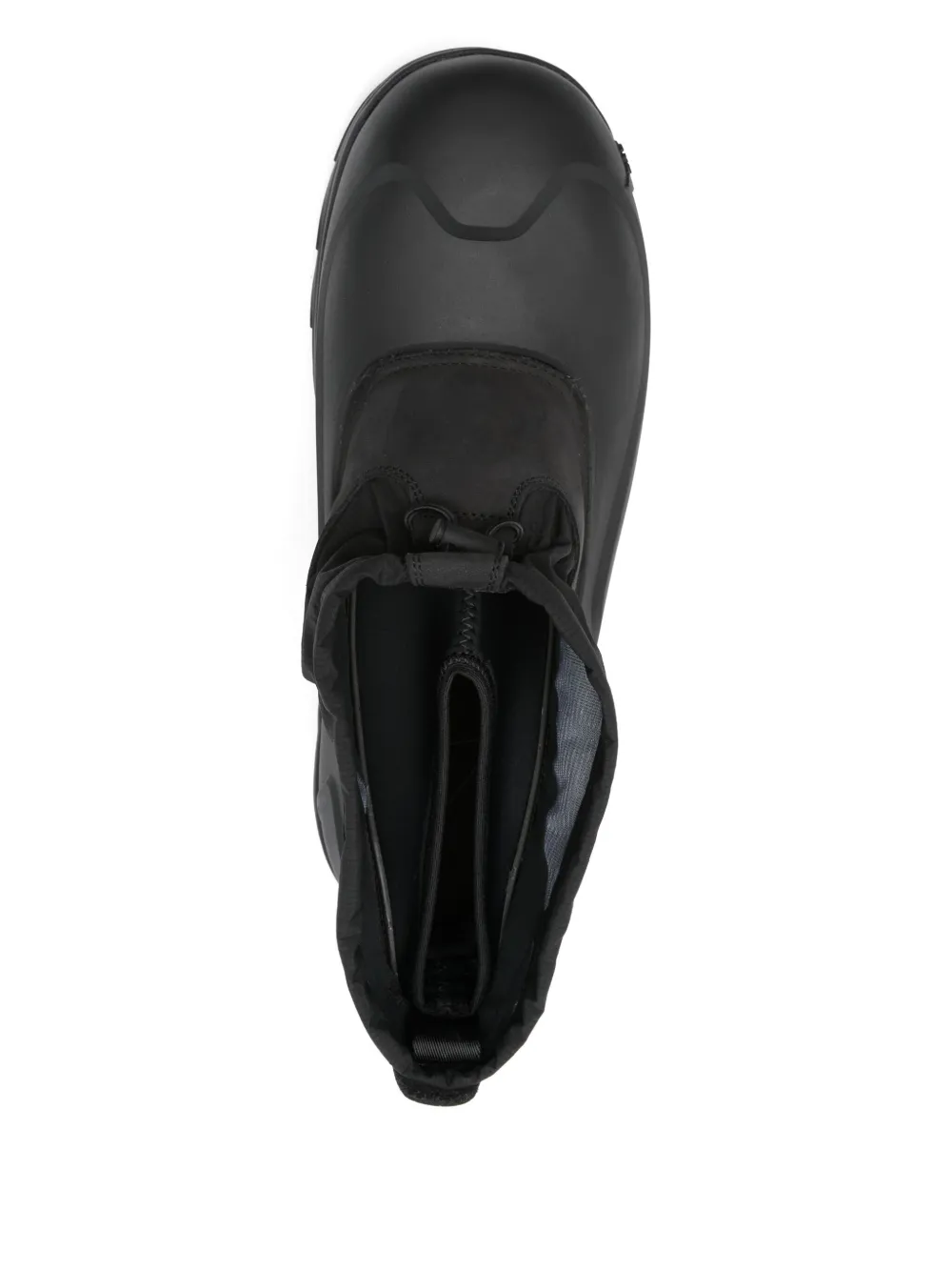 ROA low rubber calf-suede boots Black