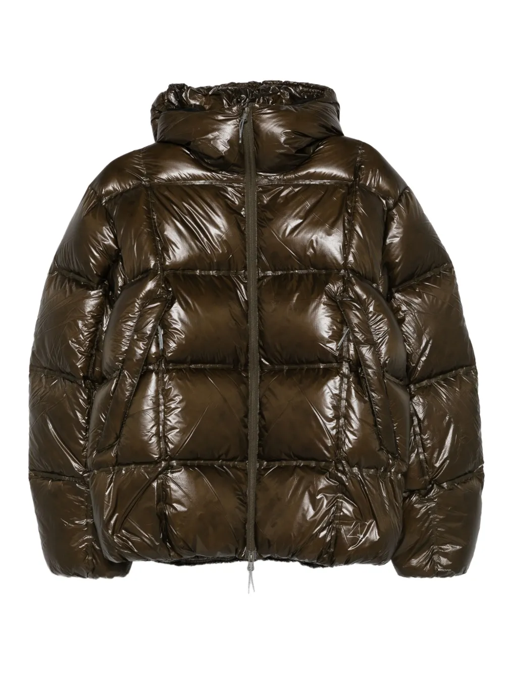 ROA hooded quilted jacket | Green | Image 1