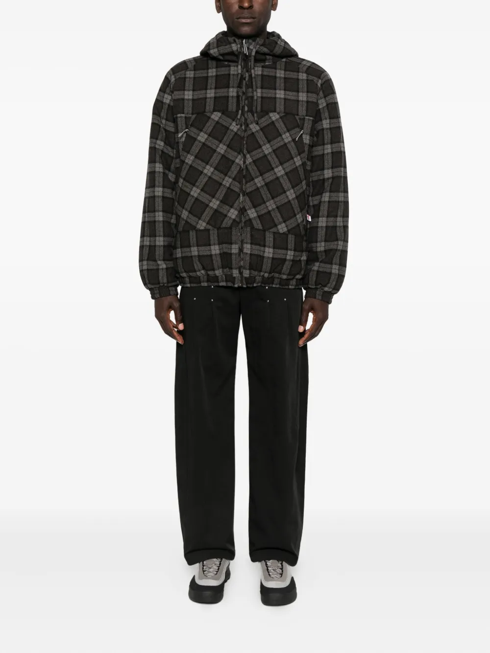 ROA hooded checked jacket | Hooded Jackets | Image 2