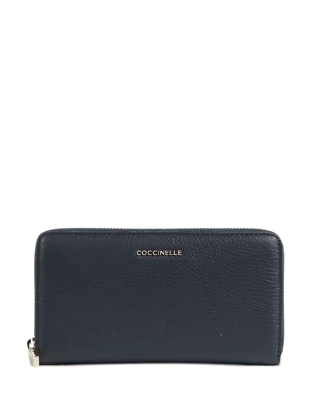 Coccinelle Zip-around Leather Wallet In Blue