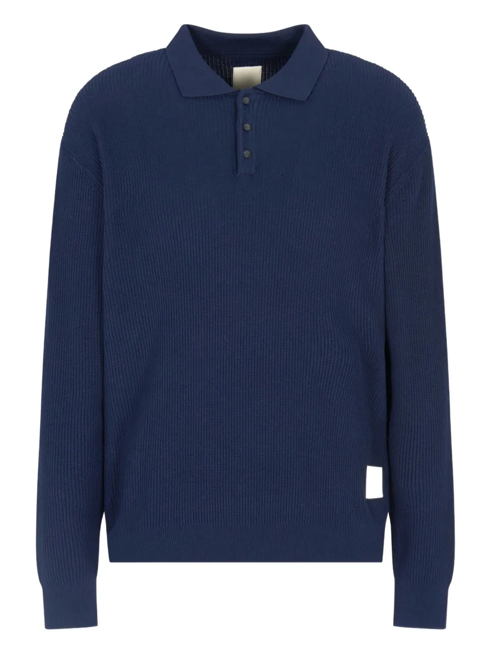 Emporio Armani logo-patch polo shirt | Blue | Image 1