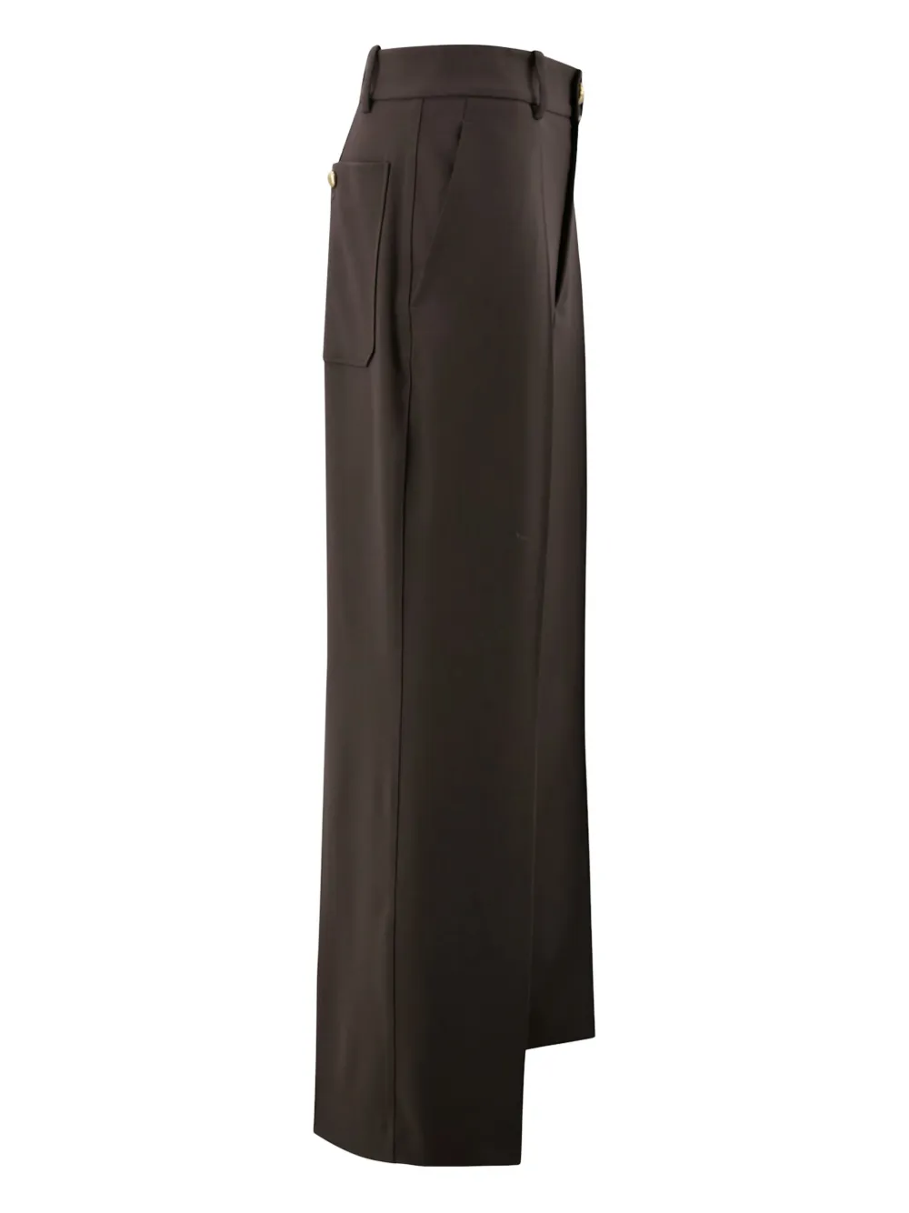 P.A.R.O.S.H. button-fastening pocket trousers - Bruin