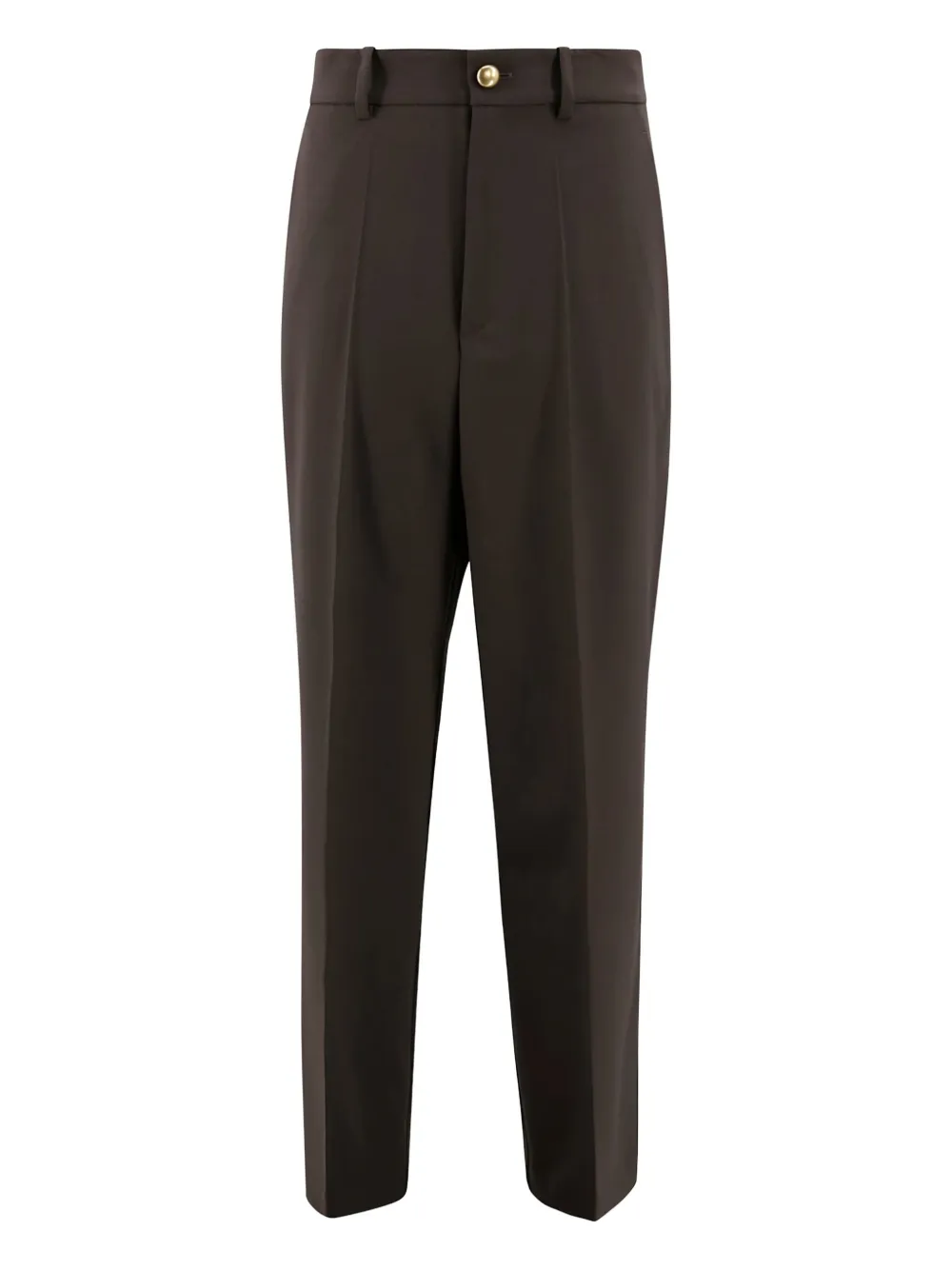 P.a.r.o.s.h Button-fastening Pocket Trousers In Black
