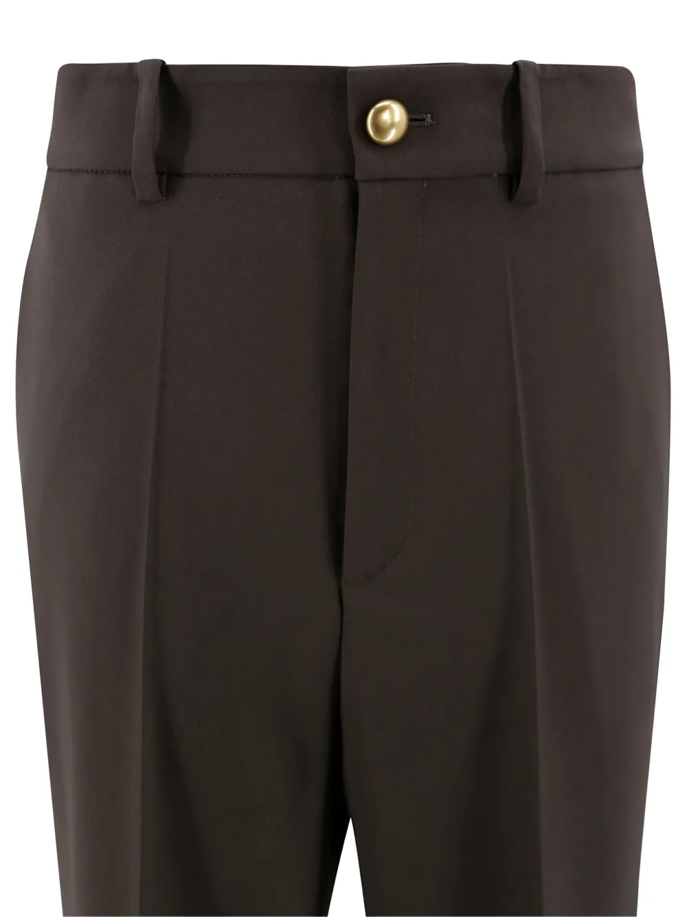 P.a.r.o.s.h Button-fastening Pocket Trousers In Black