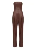 Elisabetta Franchi corset-detail jumpsuit - Brown