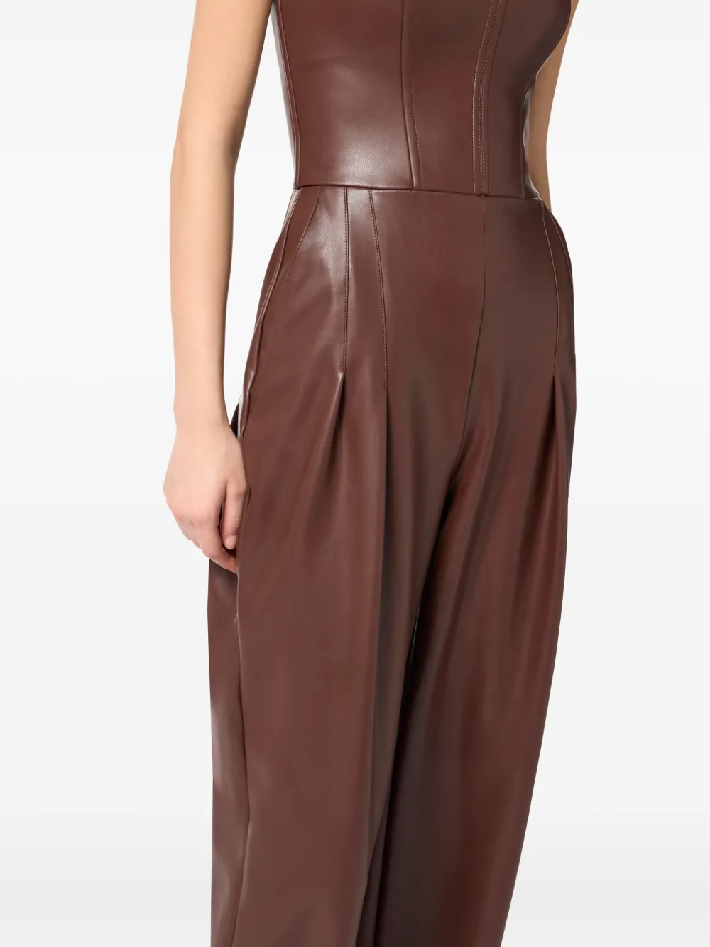 Elisabetta Franchi - Jumpsuit met korset detail - dames - Viscose/Elastane