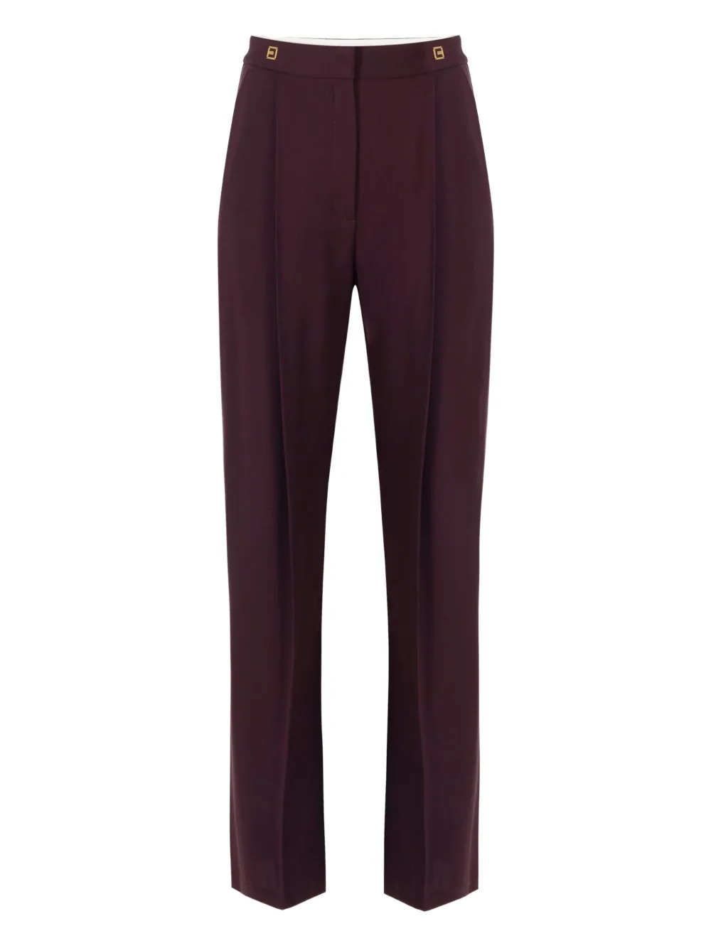 Elisabetta Franchi high-waisted tailored trousers | Red | Image 1