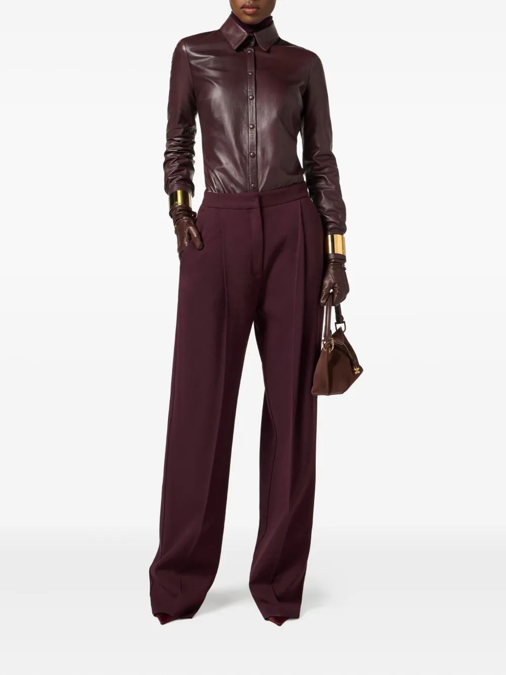 Elisabetta Franchi high-waisted tailored trousers | Slacks | Image 2