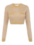 Elisabetta Franchi sequin-embellished sweater - Neutrals