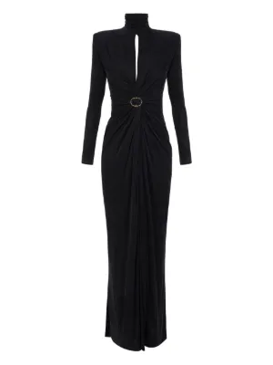 パーティードレス Elisabetta Franchi Deep V-Neck Evening Gown Elisabetta Franchi x Pronovias | Occasion Wear