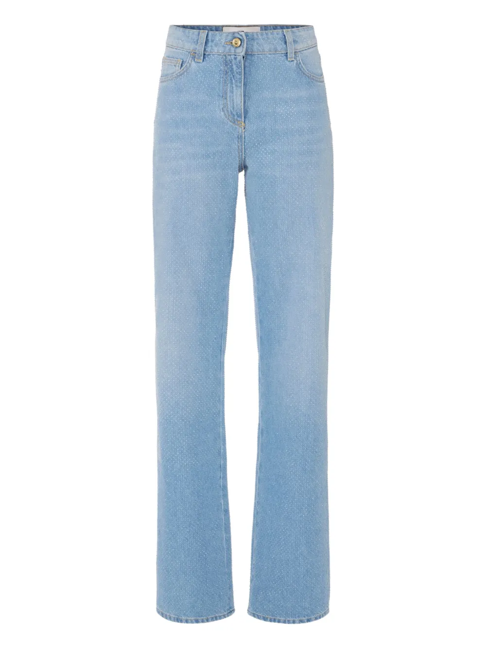 Elisabetta Franchi Jeans verfraaid met stras Blauw