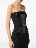 Elisabetta Franchi belted corset dress - Black