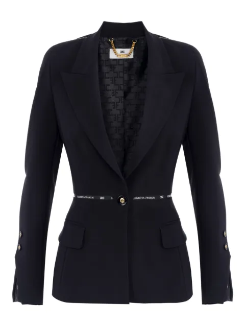 Elisabetta Franchi structured belted blazer