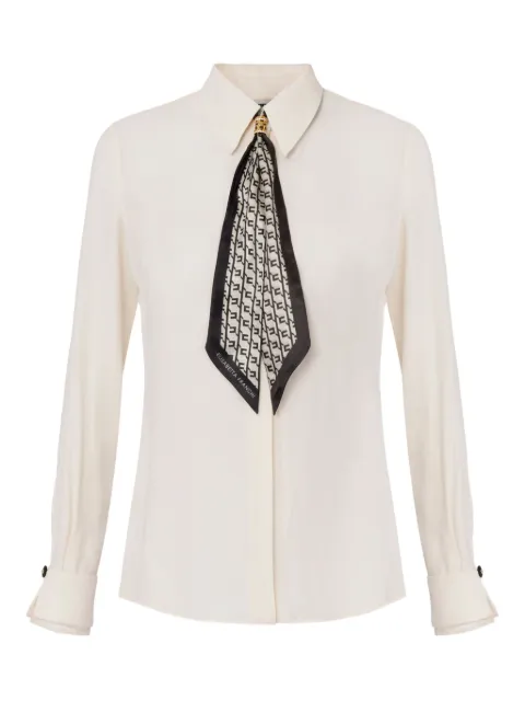 Elisabetta Franchi foulard scarf neck shirt